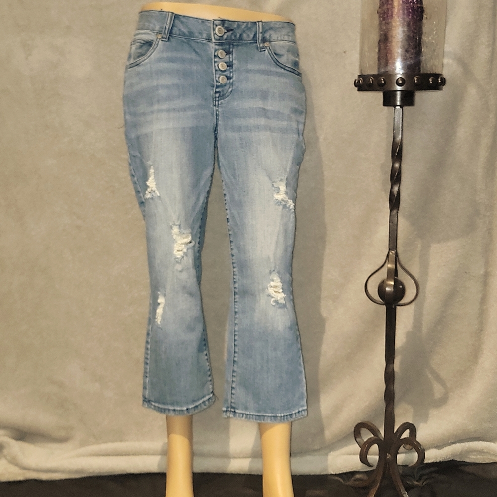 Maurice's ● denim crop/capri ● sz 10